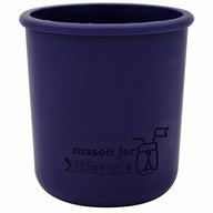 Midnight Blue Silicone Sleeve for Wide Mouth 16oz Pint Mason Jars