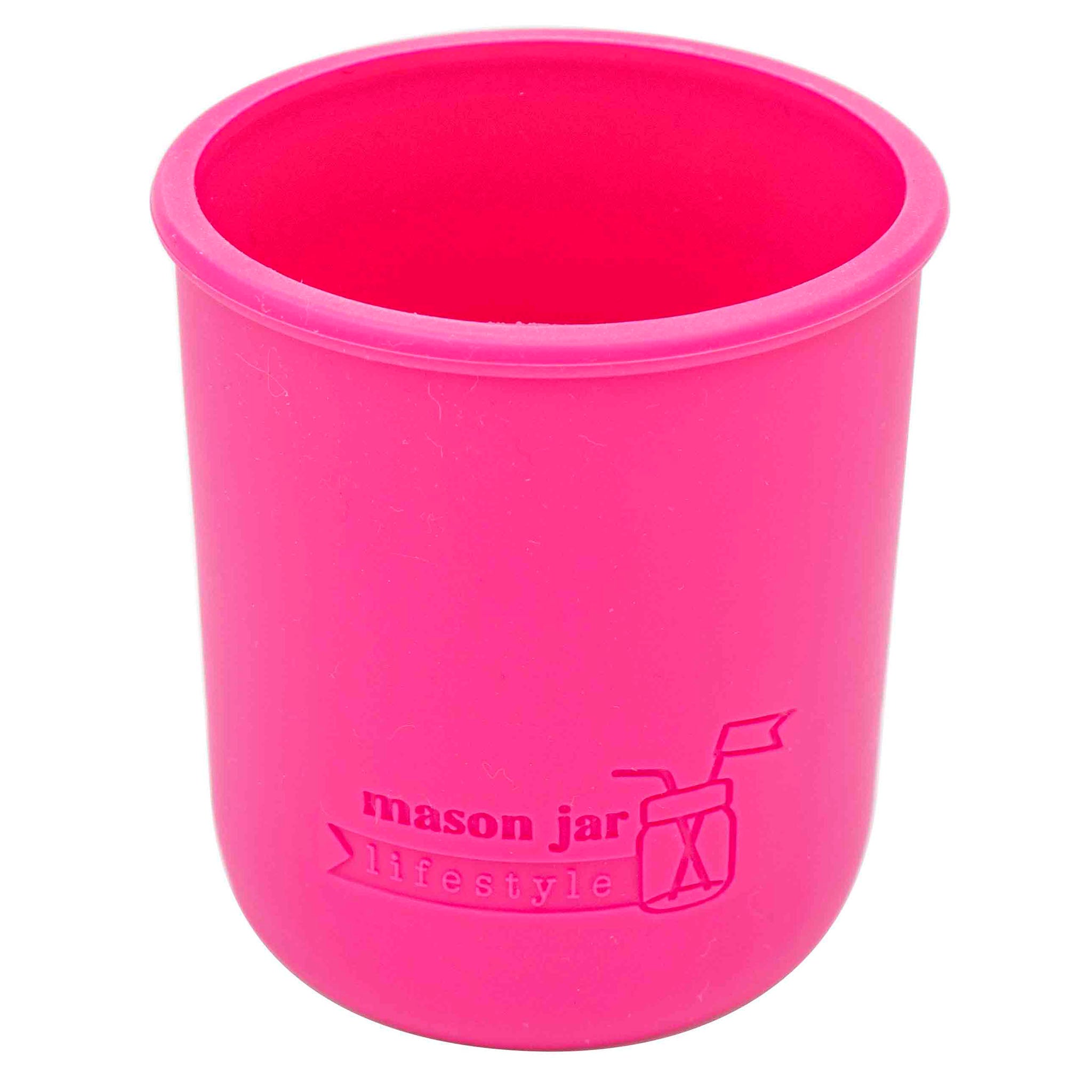 Silicone Sleeve for Wide Mouth Pint 16oz Mason Jars