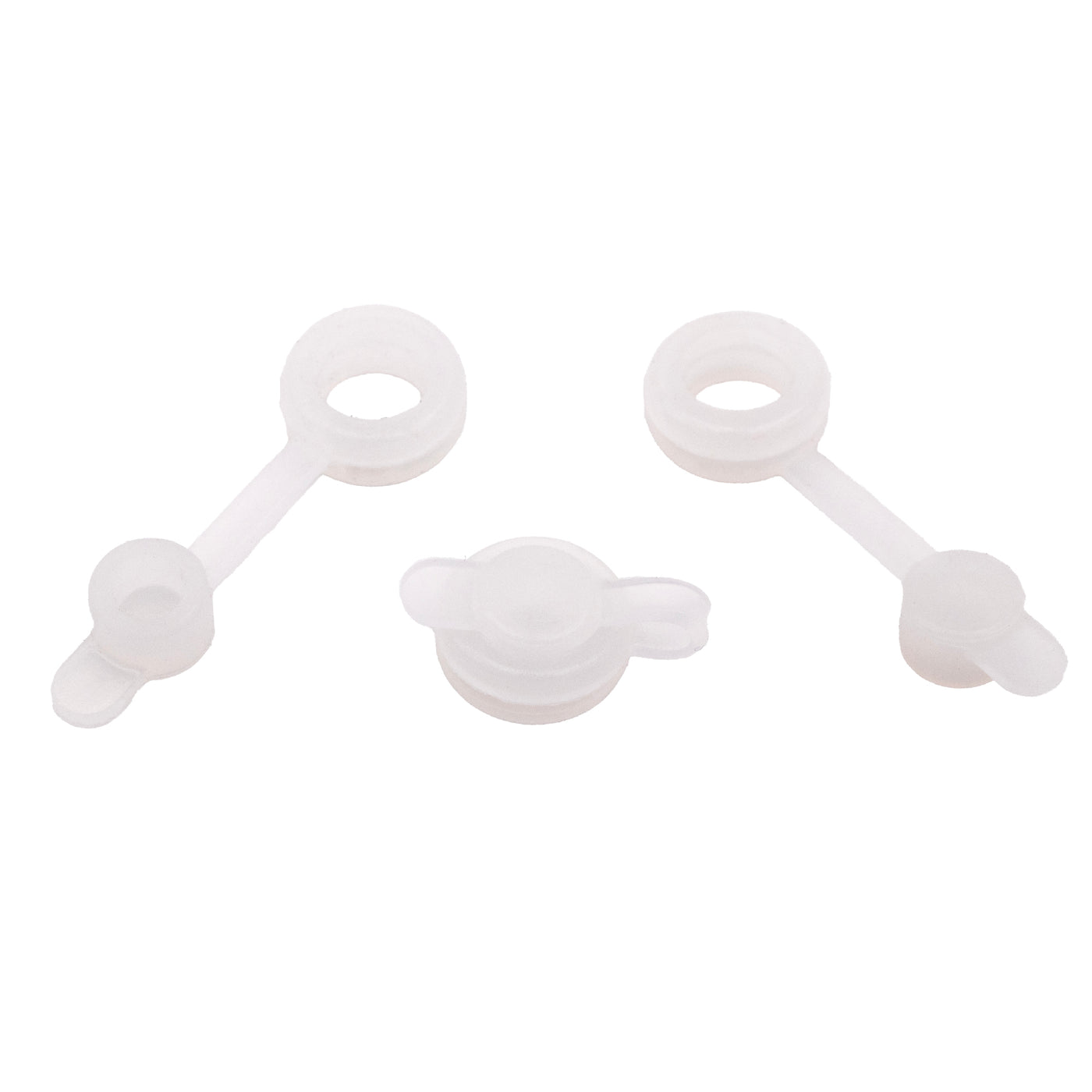 Silicone Straw Hole Grommets with Plugs for Mason Jar Lids 40 Pack