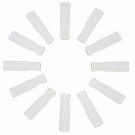 KALLORY 12pcs Glass Straw Cap Drinking Straw Tip Straw End Tips Clear  Straws Tips Covers Cup Straw Cover Metal Straws Tip Straw Hole Cover Party  Straw