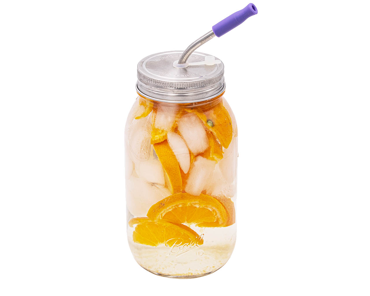 https://masonjarlifestyle.com/cdn/shop/files/mason-jar-lifestyle-silicone-straw-tip-protector-ultra-violet-regular-mouth-32oz-ball-quart-stainless-steel-tumbler-lid-orange-fruit-infuse-ice-water.jpg?v=1695767376&width=1280