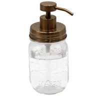 mason-jar-lifestyle-soap-pump-dispenser-lid-kit-rose-gold-#2-ball-pint-16oz-jar