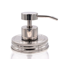 #2 mirror classic threaded regular mouth soap pump for Mason jars.
