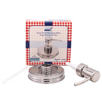 Mirror / Chrome Soap Pump Dispensers for Mason Jars