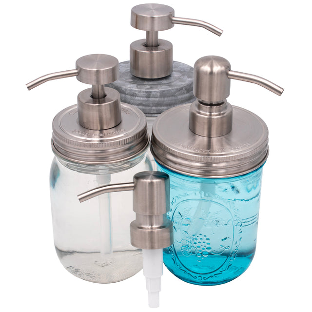 Soap pumps for Mason jars.