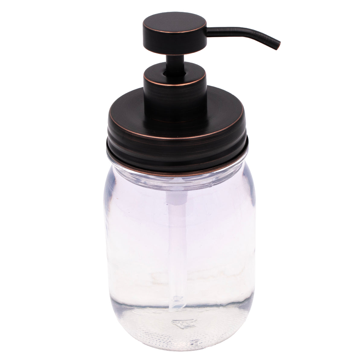 Oil Rubbed Bronze Soap Pump Lid Kit for Regular Mouth Mason Jars