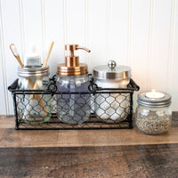 Vintage Copper Soap Pump Lid Kit for Regular Mouth Mason Jars