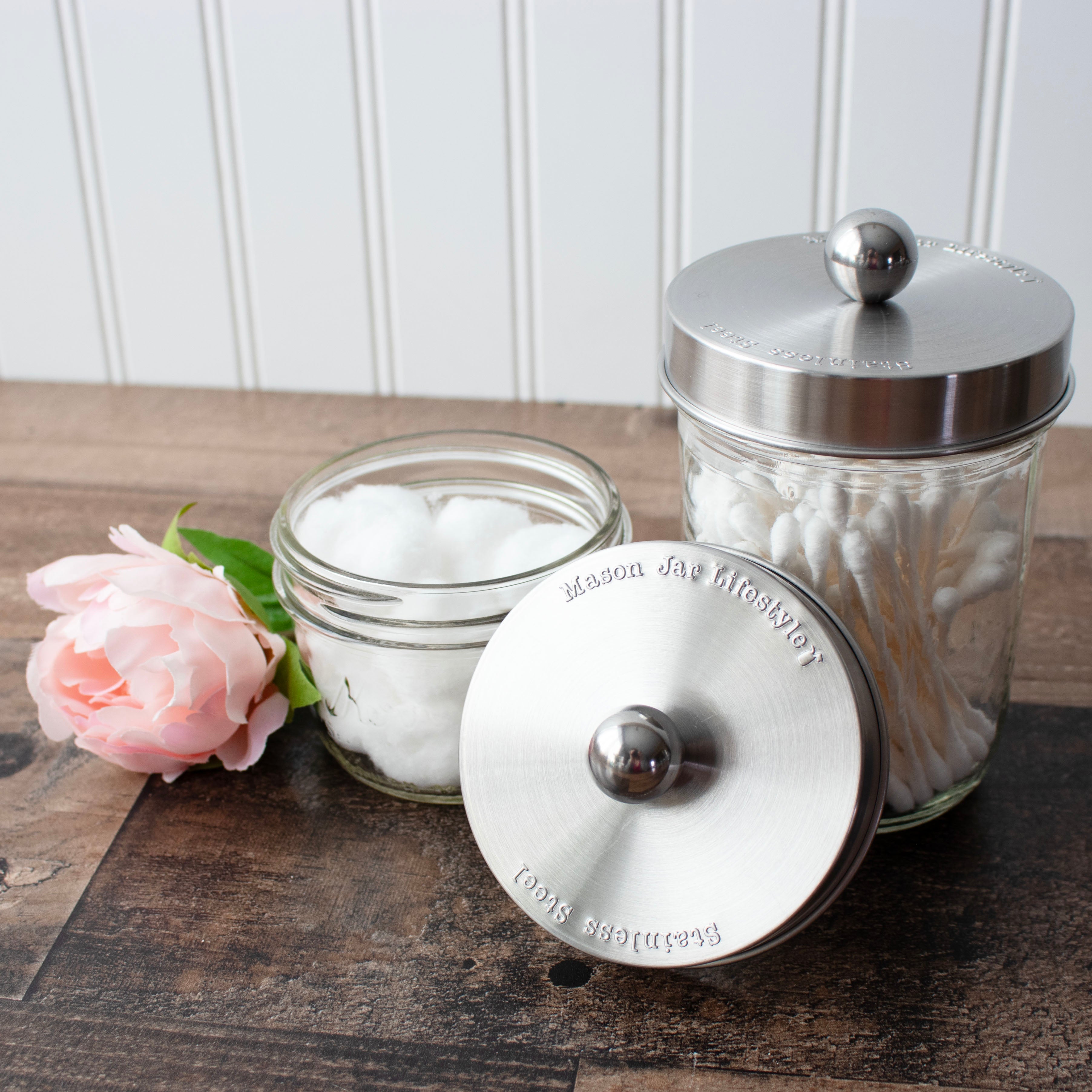 Apothecary Stainless Steel Lid for Mason Jars