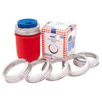Rust Proof Stainless Steel Bands / Rings for Mason Jars 5 Pack