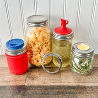 Rust Proof Stainless Steel Bands / Rings for Mason Jars 5 Pack
