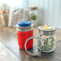 Rust Proof Stainless Steel Bands / Rings for Mason Jars 5 Pack