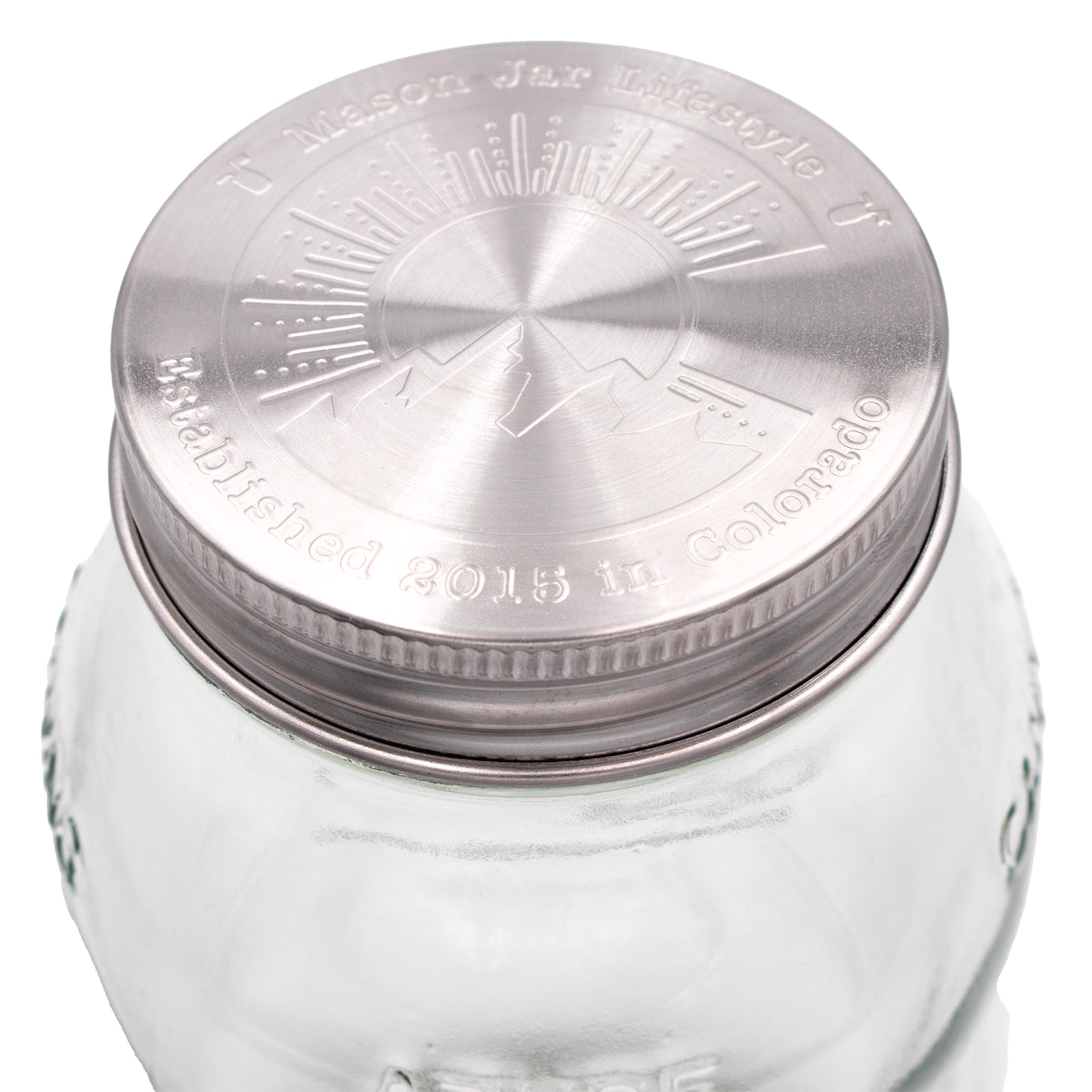 Mason Jar Lifestyle Colorado Stainless Steel Storage Lid