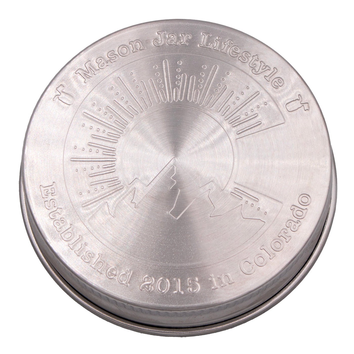 Mason Jar Lifestyle Colorado Stainless Steel Storage Lid