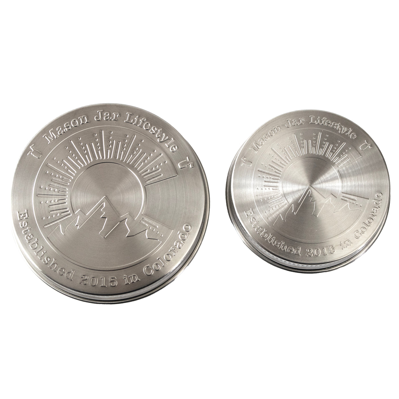 Mason Jar Lifestyle Colorado Stainless Steel Storage Lid