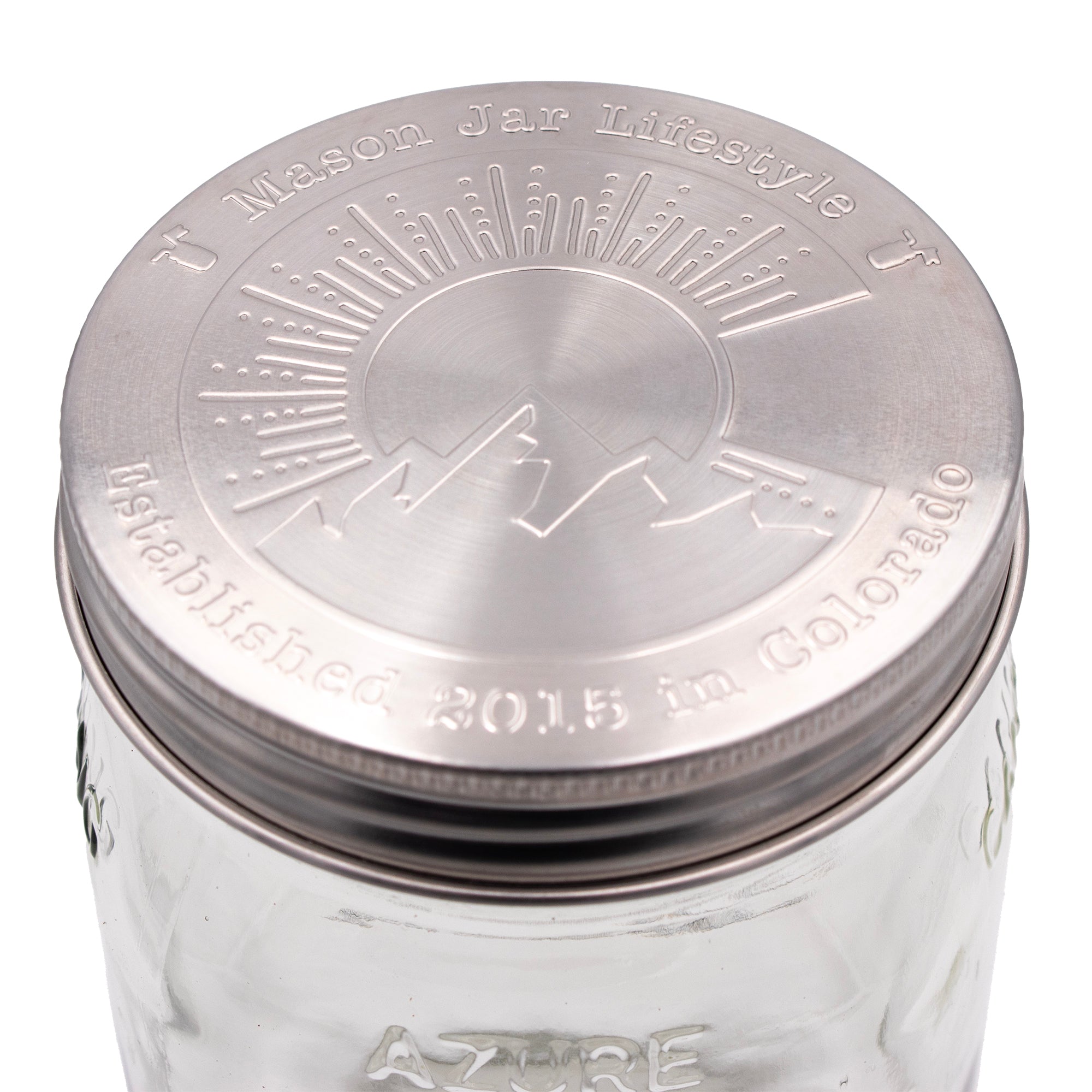 Mason Jar Lifestyle Colorado Stainless Steel Storage Lid