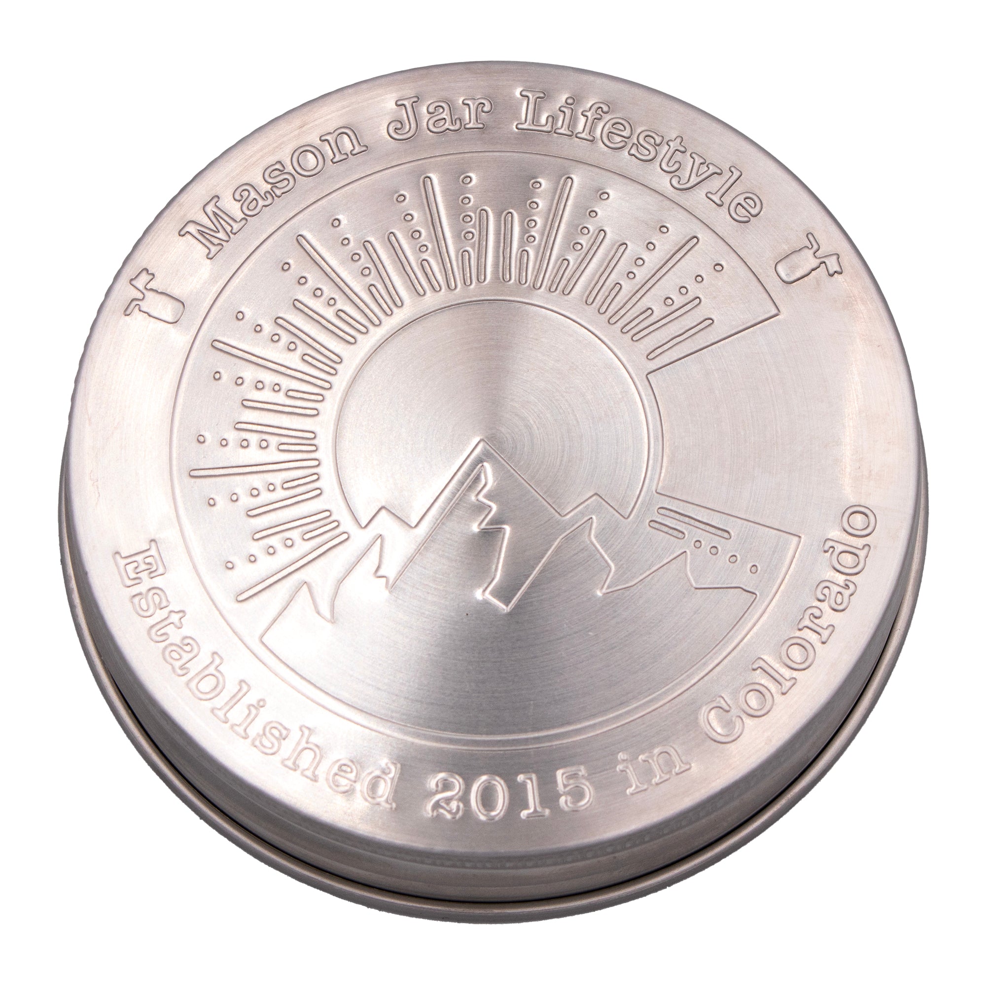 Mason Jar Lifestyle Colorado Stainless Steel Storage Lid