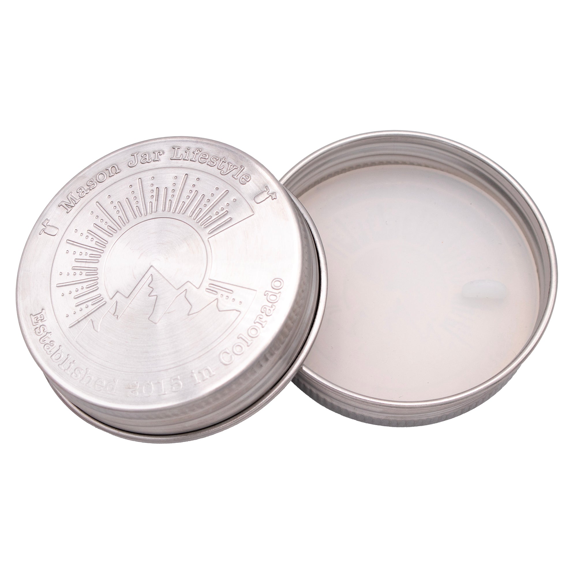 Mason Jar Lifestyle Colorado Stainless Steel Storage Lid