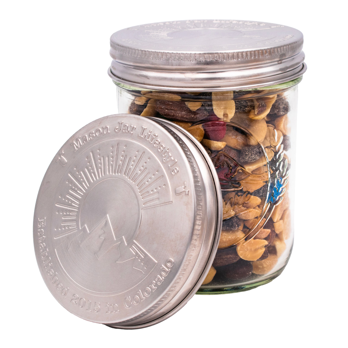 Mason Jar Lifestyle Colorado Stainless Steel Storage Lid
