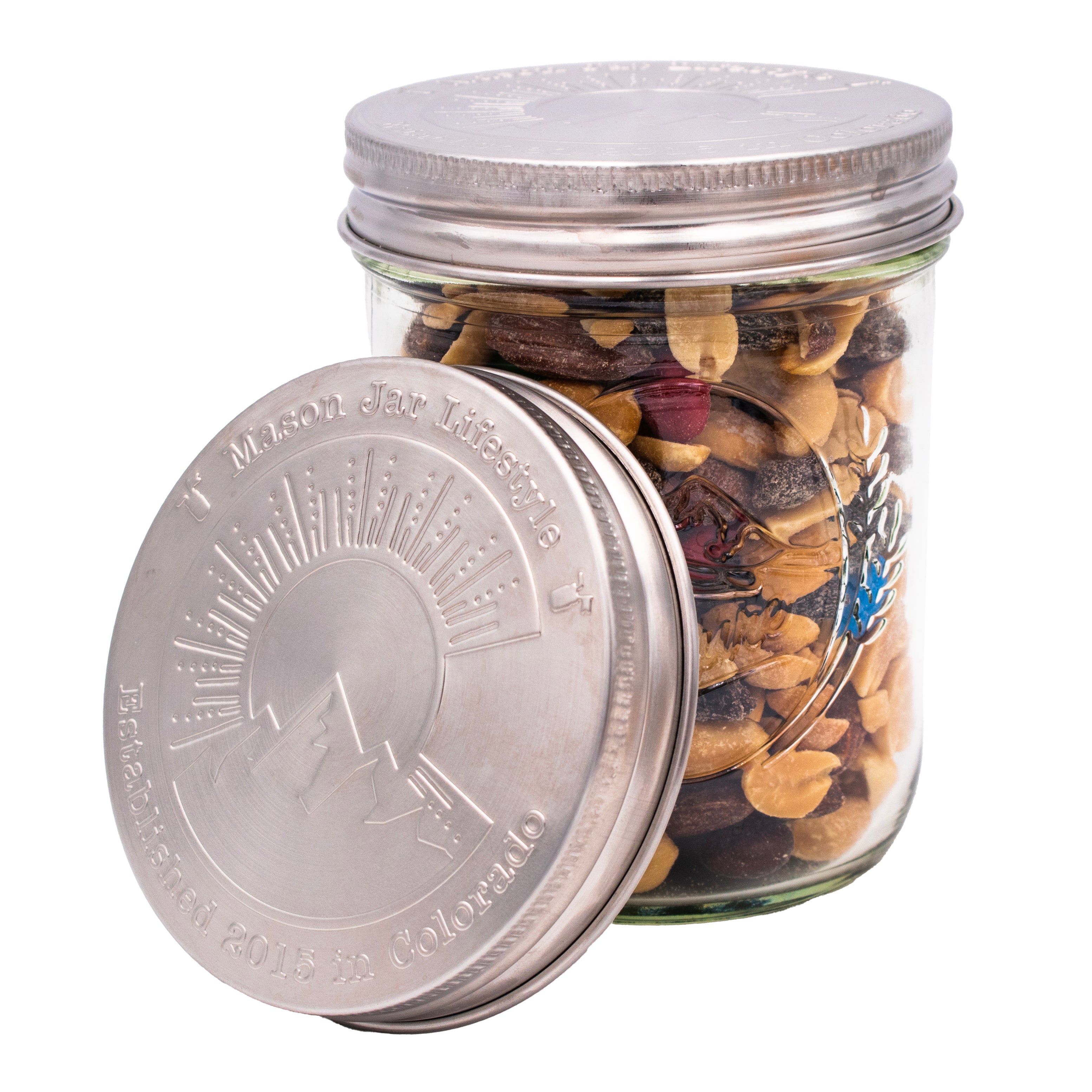 Mason Jar Lifestyle Colorado Stainless Steel Storage Lid