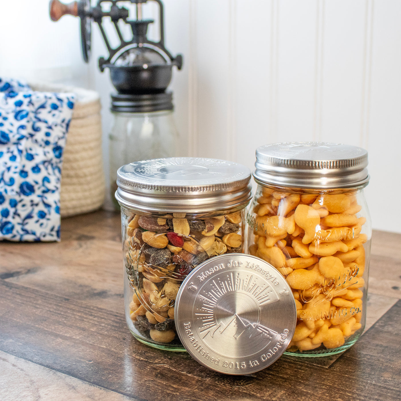 Mason Jar Lifestyle Colorado Stainless Steel Storage Lid