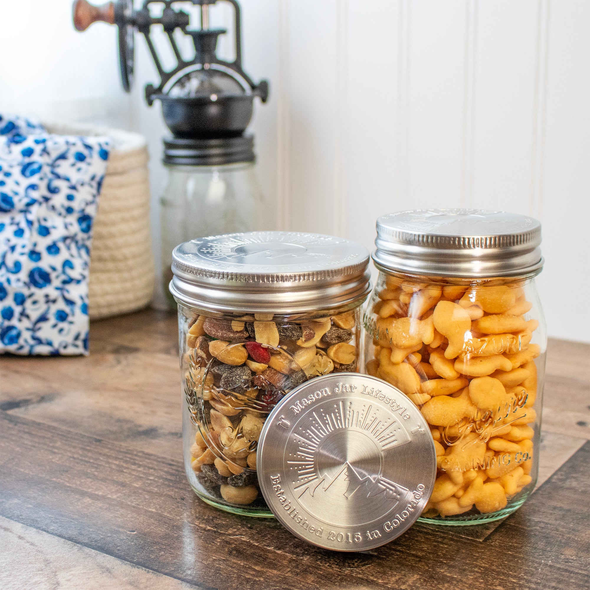 Mason Jar Lifestyle Colorado Stainless Steel Storage Lid