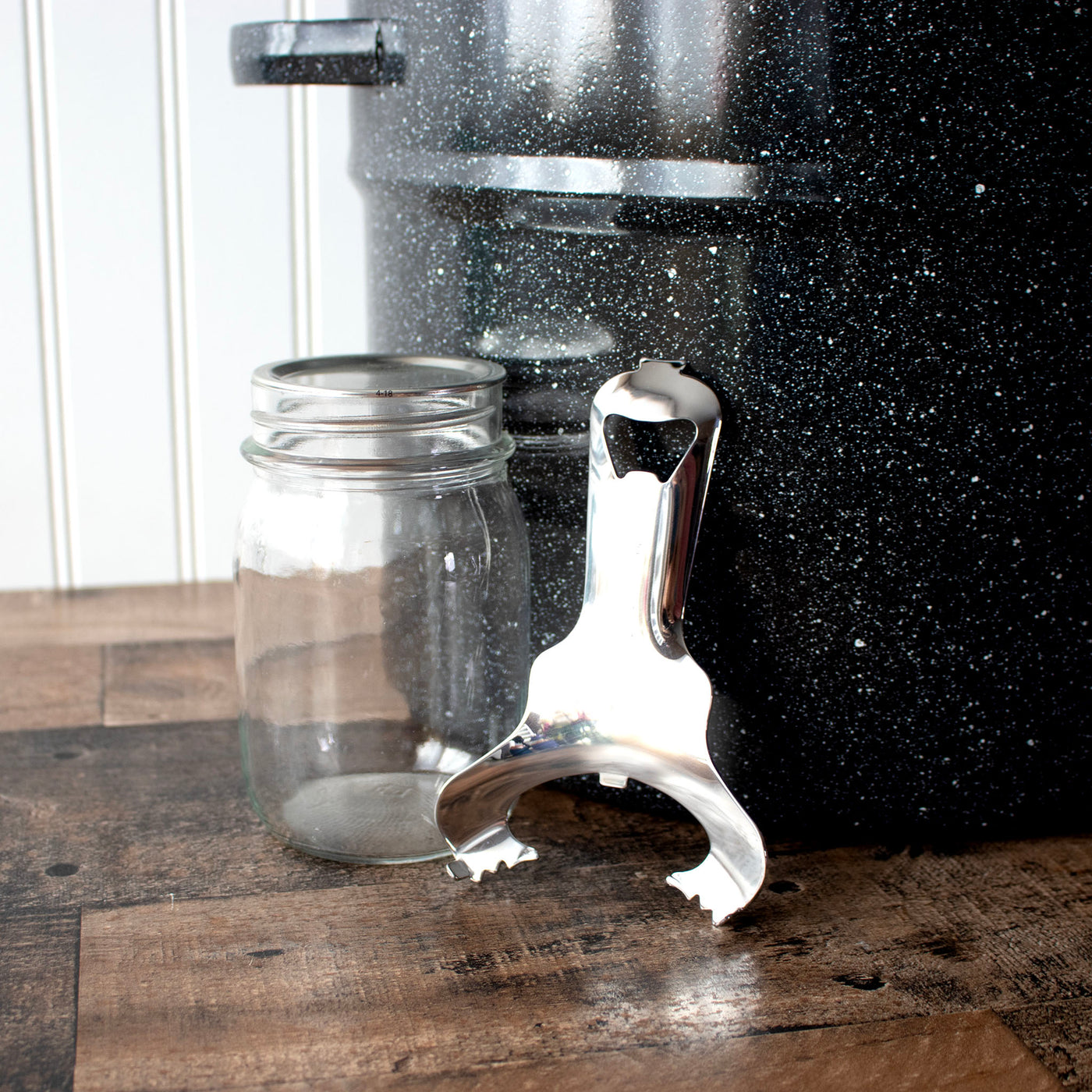 Mason Jar Dent-Free Lid Opener - Stainless Steel