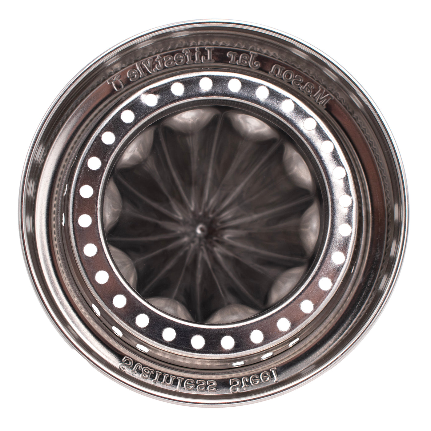 Juicing Stainless Steel Lid for Wide Mouth Mason Jars