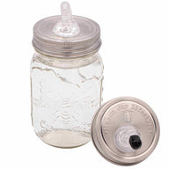 stainless steel liquor pour spout for regular mouth mason jars