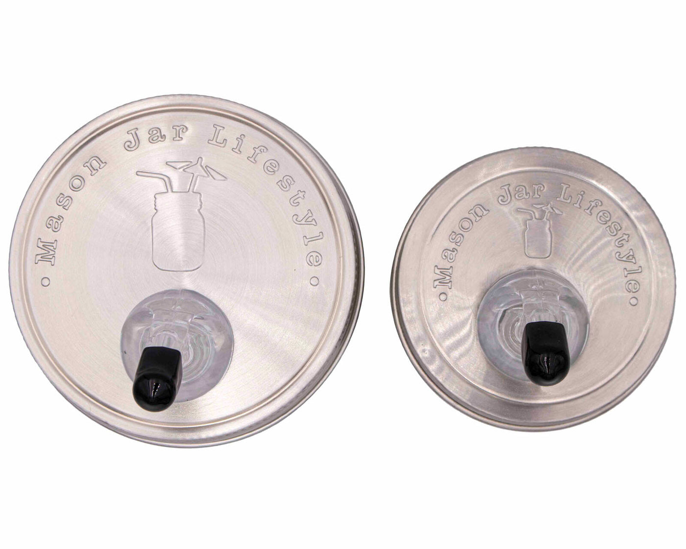stainless steel liquor pour spout for regular and wide mouth mason jars