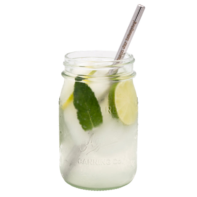Short safer straw, sized for 16oz Mason jars.