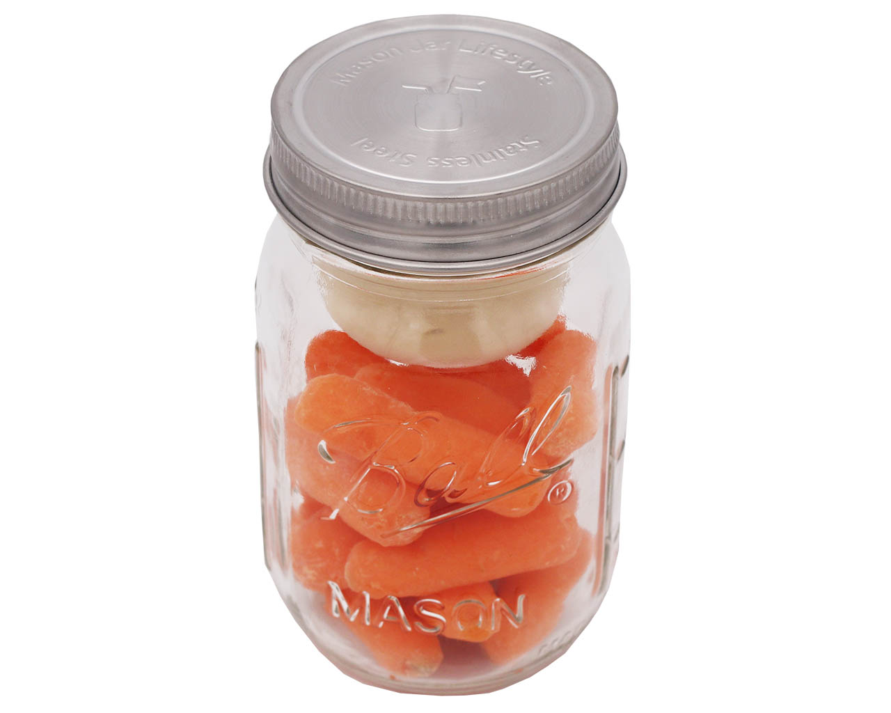 mason-jar-lifestyle-stainless-steel-storage-lid-regular-mouth-silicone-divider-up-16oz-pint-ball-ranch-dip-carrots-2