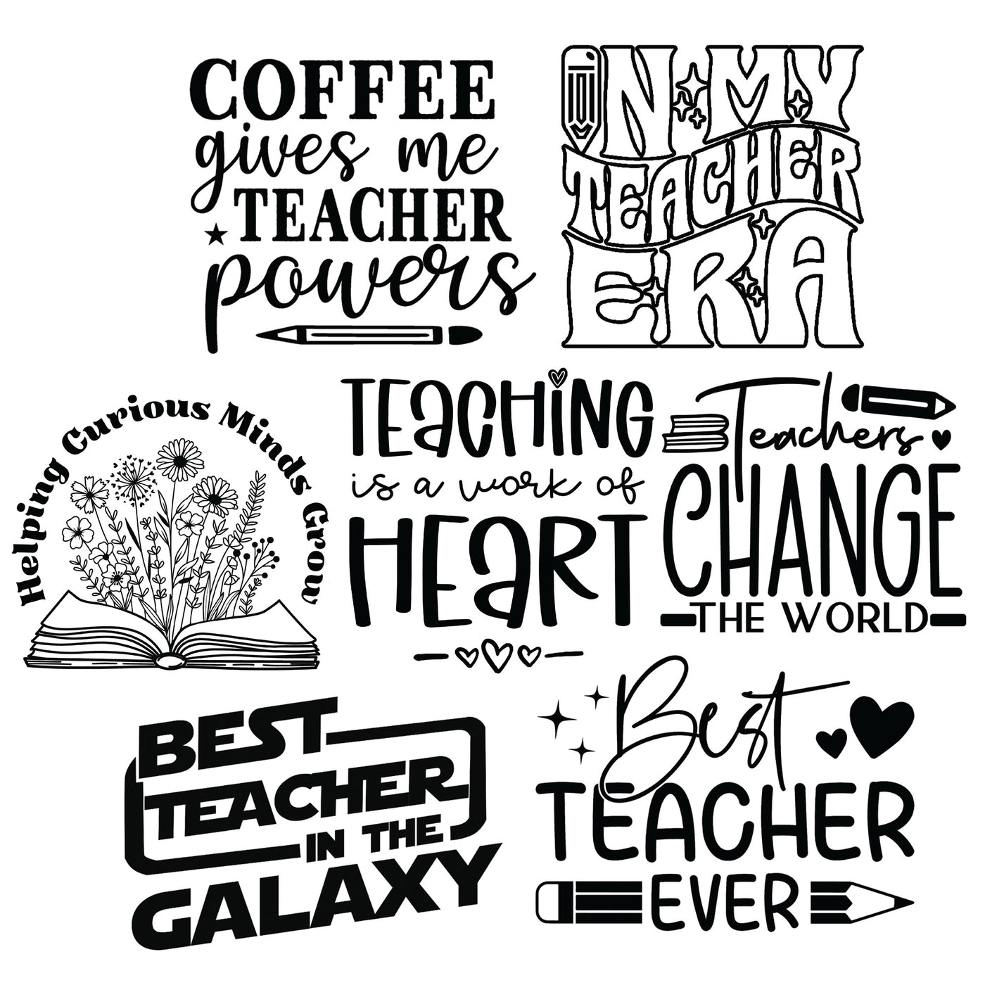 Teacher Appreciation Laser Engraved Sleeves
