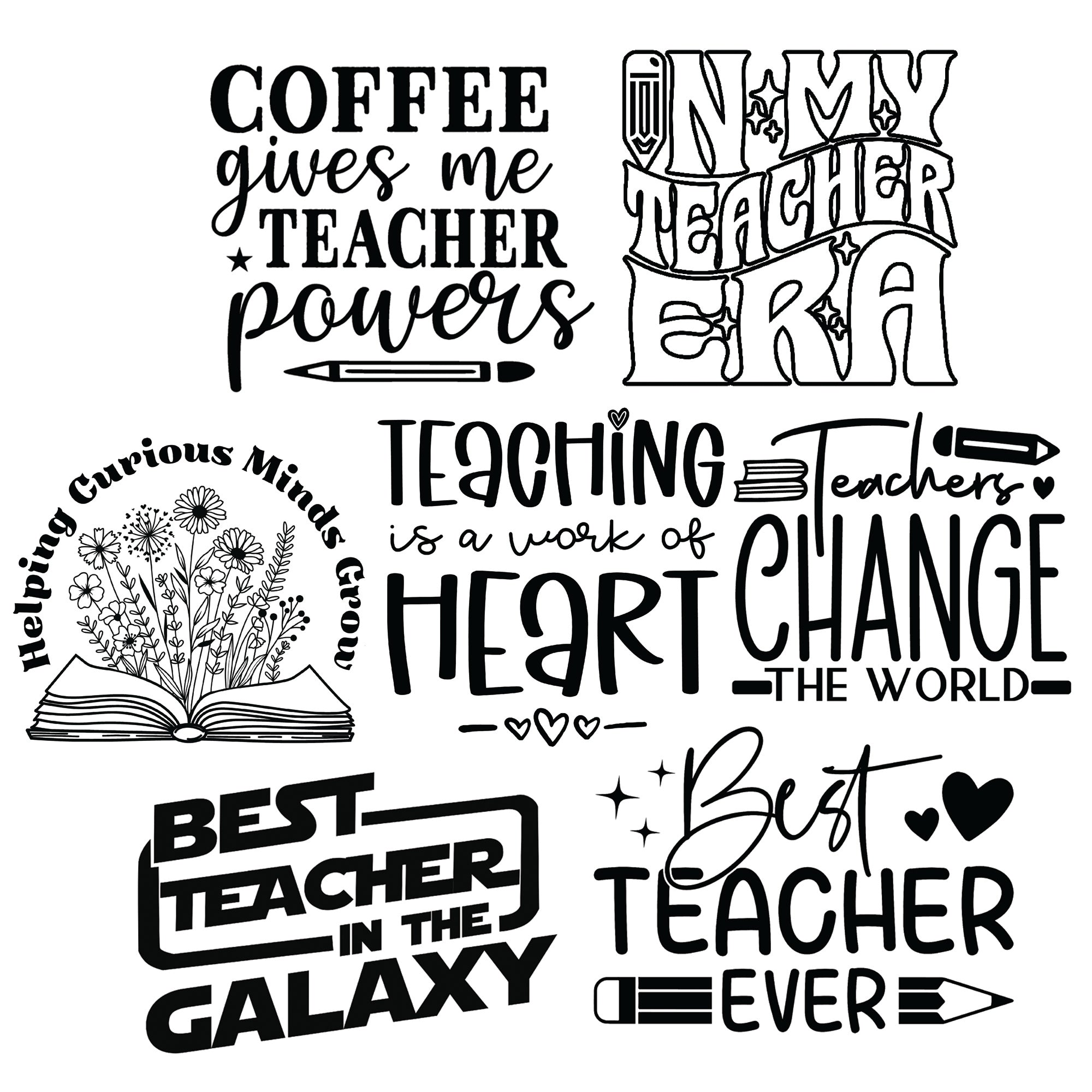Teacher Appreciation Laser Engraved Sleeves