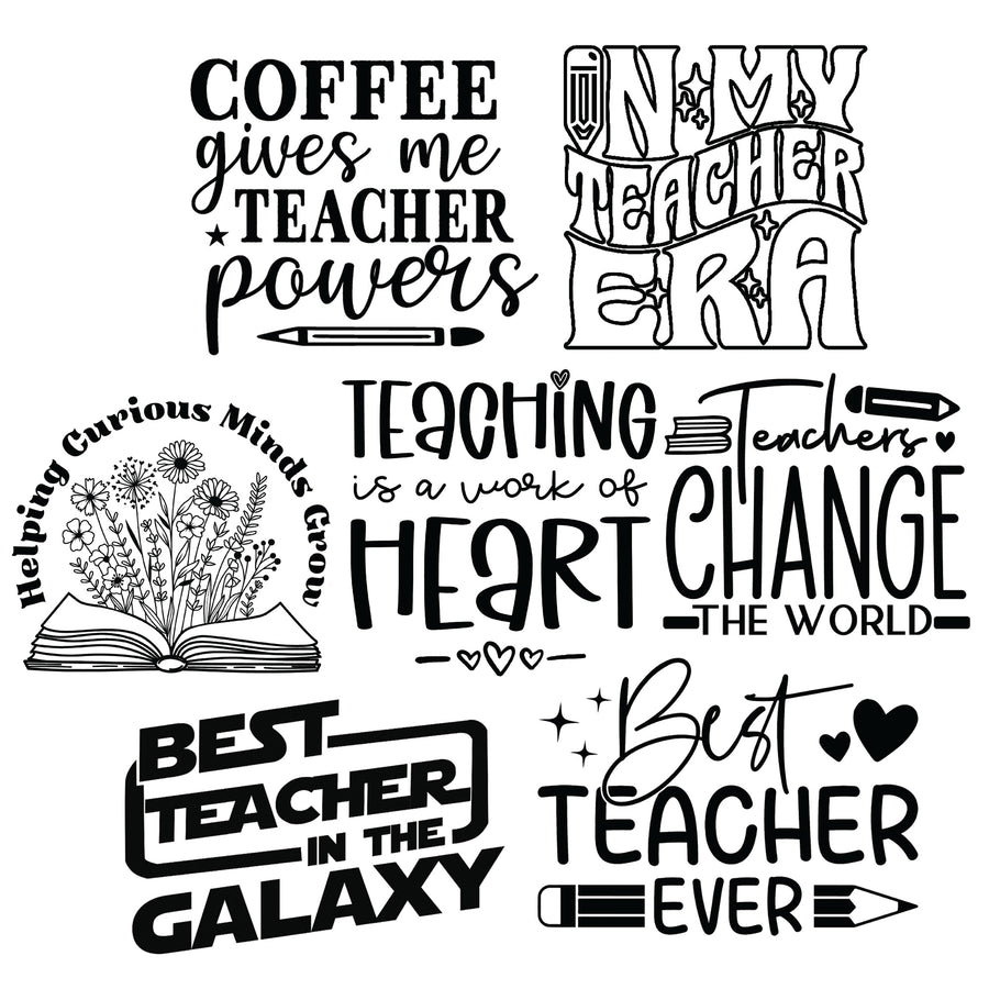Teacher Appreciation Laser Engraved Sleeves