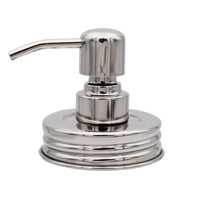 Mirror / Chrome Soap Pump Dispensers for Mason Jars