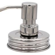 Mirror / Chrome Soap Pump Dispensers for Mason Jars