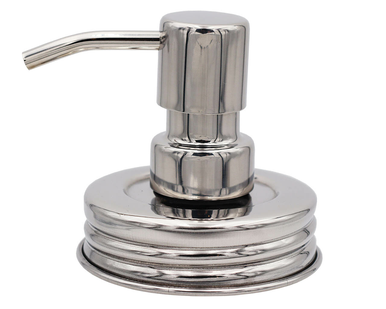 Mirror / Chrome Soap Pump Dispensers for Mason Jars