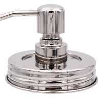 Mirror / Chrome Soap Pump Dispensers for Mason Jars