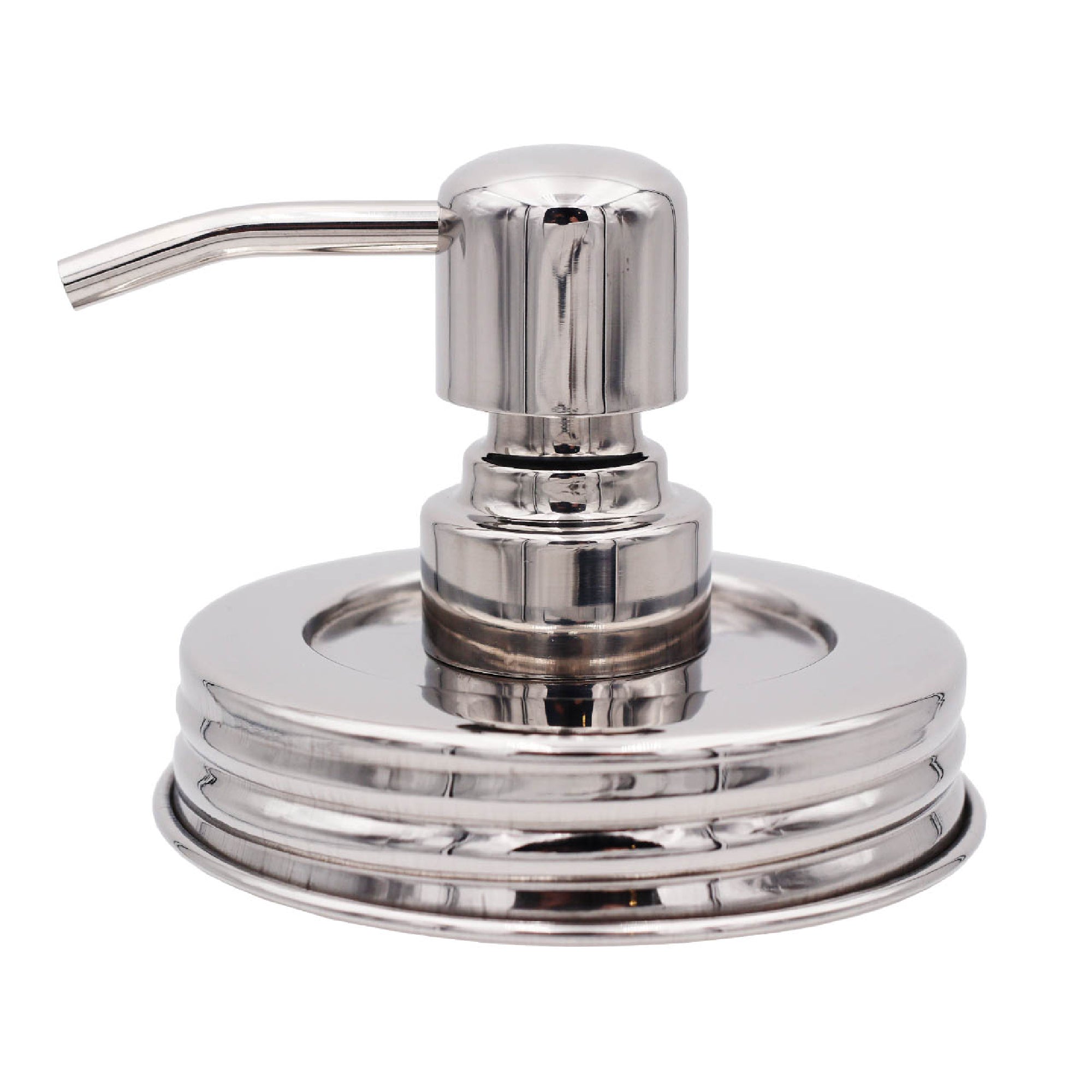 Mirror / Chrome Soap Pump Dispensers for Mason Jars