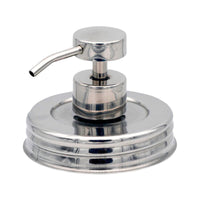 Mirror / Chrome Soap Pump Dispensers for Mason Jars