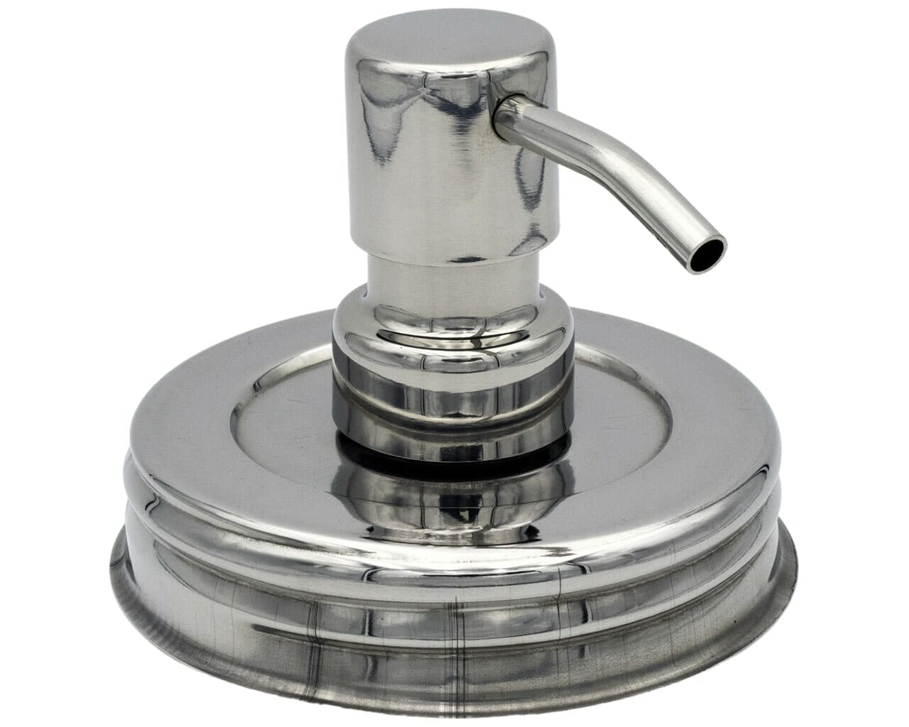 Mirror / Chrome Soap Pump Dispensers for Mason Jars