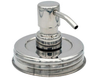 Mirror / Chrome Soap Pump Dispensers for Mason Jars