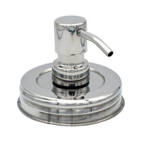 Mirror / Chrome Soap Pump Dispensers for Mason Jars