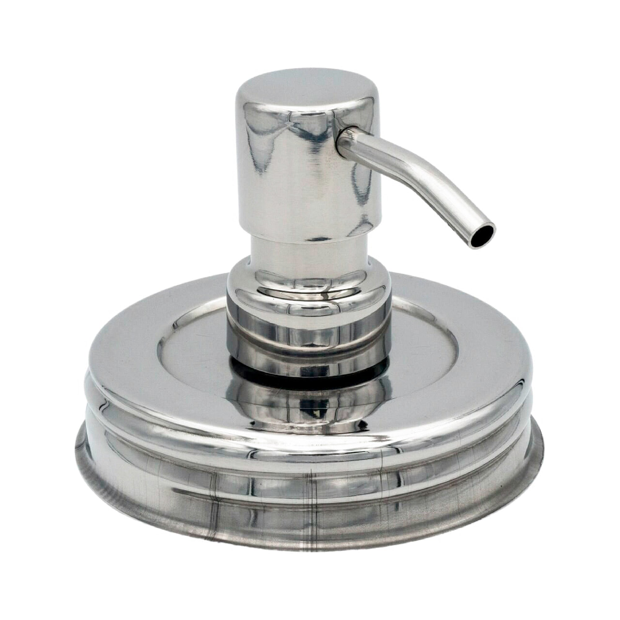 Mirror / Chrome Soap Pump Dispensers for Mason Jars