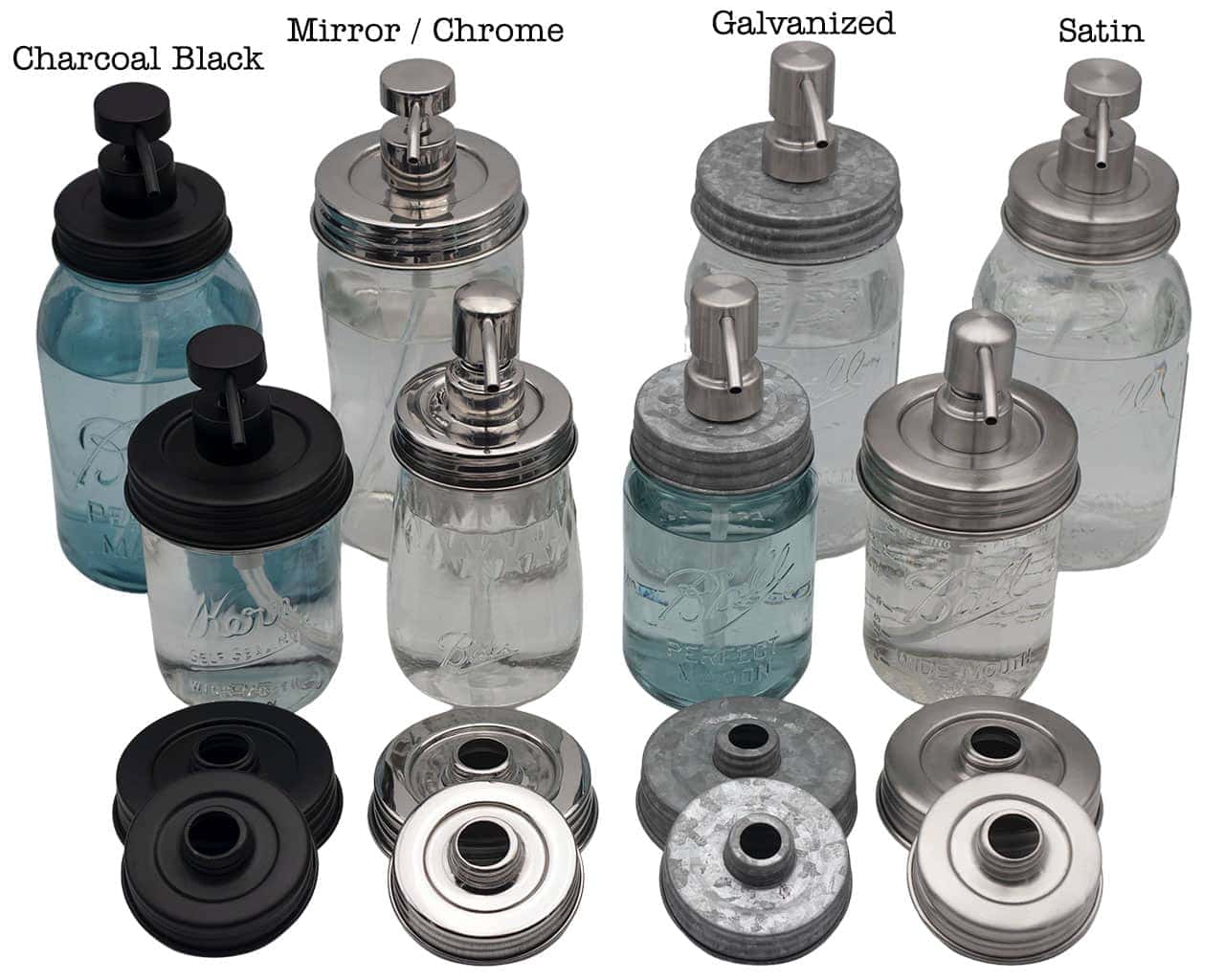 mason-jar-lifestyle-threaded-soap-pump-lids-black-chrome-satin-matte-stainless-steel-pint-quart