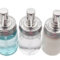 Embossed Mirror/Chrome Dispenser Pumps for Regular Mouth Mason Jars