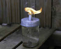 mason-jar-lifestyle-tiki-torch-oil-lamp-wick-lid-galvanized-metal-wide-mouth-ball-jar-wood-fire