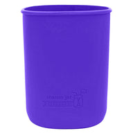 ultra violet silicone sleeve for 64oz half gallon mason jars