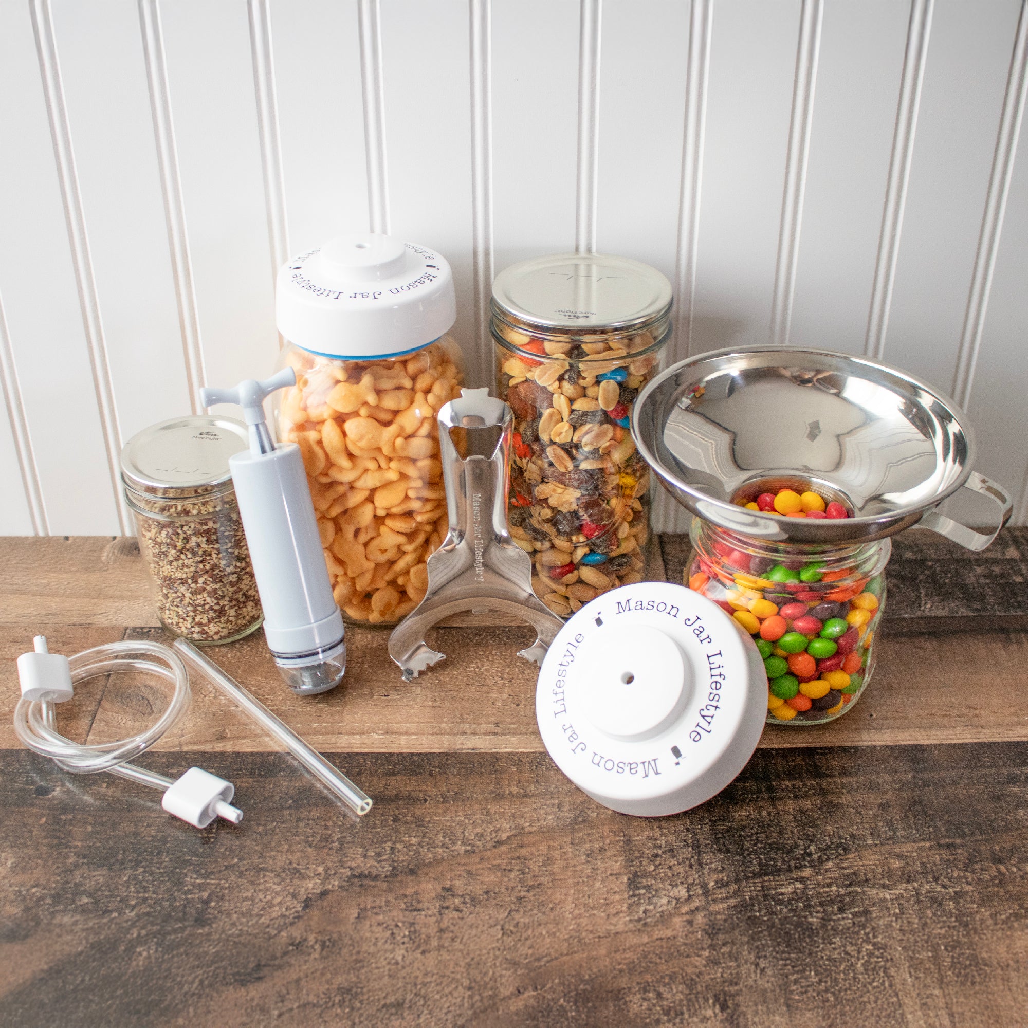 Keep Food Fresh Longer - Vacuum Sealing Bundle for Mason Jars
