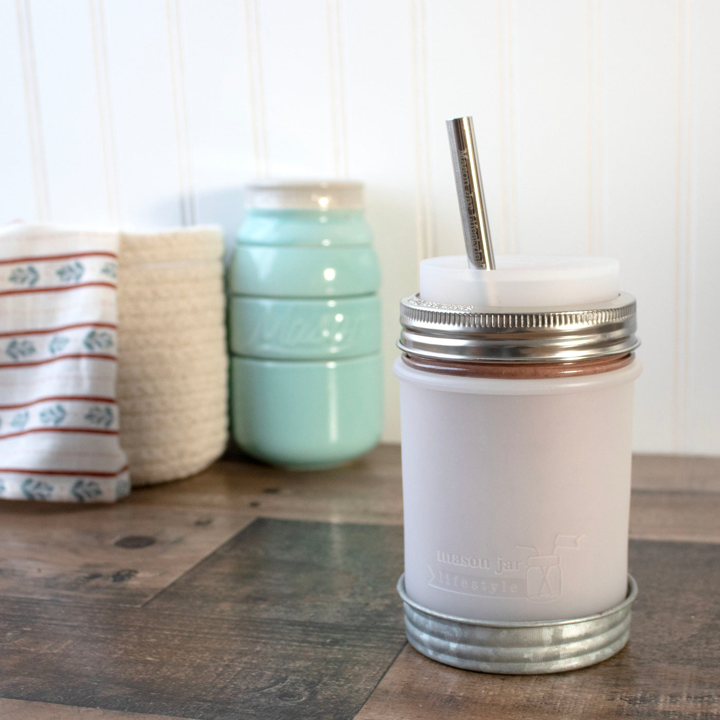 Wide Mouth Pint 16oz Smoothie Bundle with Jar
